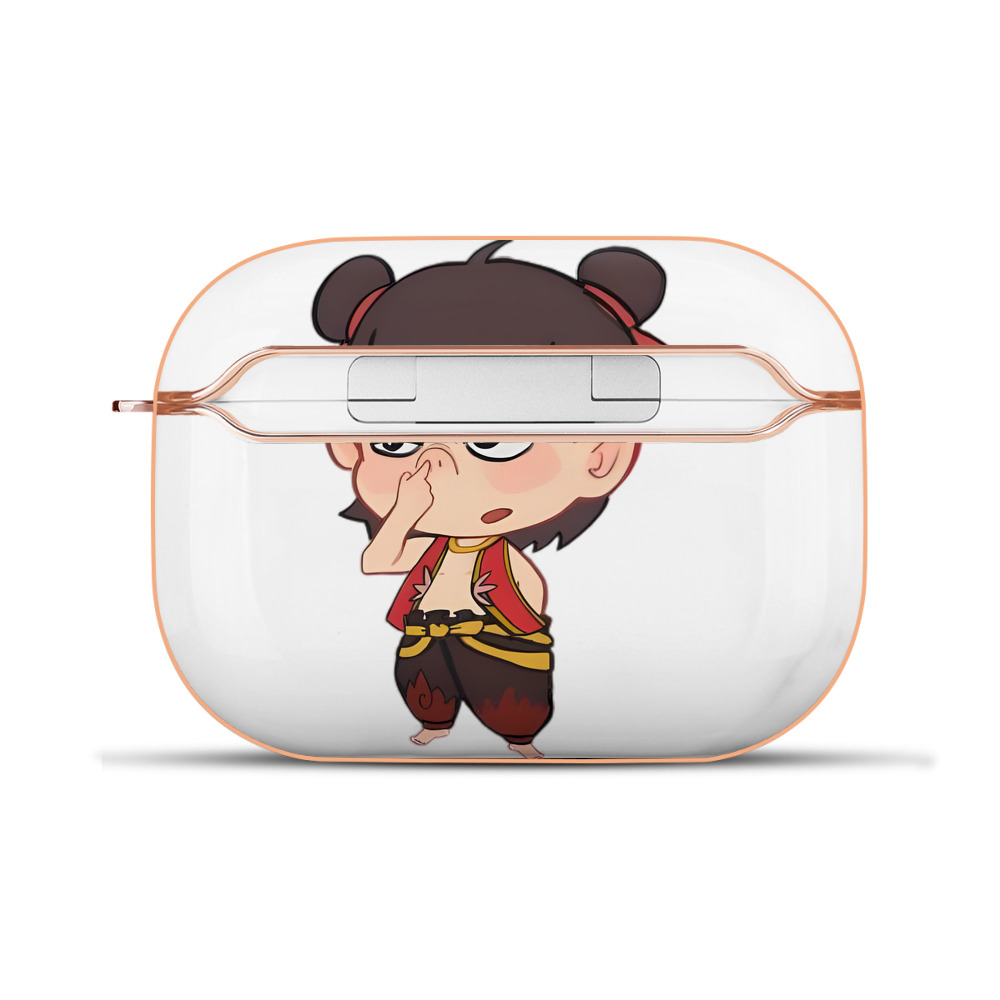 （画像用） Ne Zha 2 ナタ 魔童の大暴れ 【AirPods Pro用】ハードシェル保護ケース｜耐衝撃・防指紋・カラビナ付き商品仕様