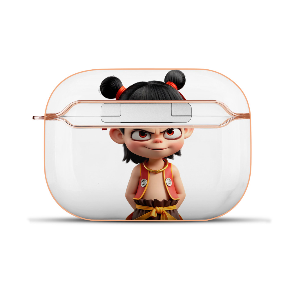 （画像用） Ne Zha 2 ナタ 魔童の大暴れ 【AirPods Pro用】ハードシェル保護ケース｜耐衝撃・防指紋・カラビナ付き商品仕様