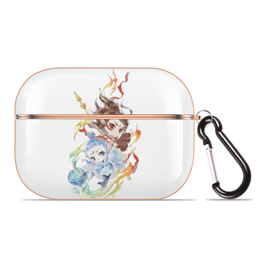 （画像用） Ne Zha 2 ナタ 魔童の大暴れ 【AirPods Pro用】ハードシェル保護ケース｜耐衝撃・防指紋・カラビナ付き商品仕様
