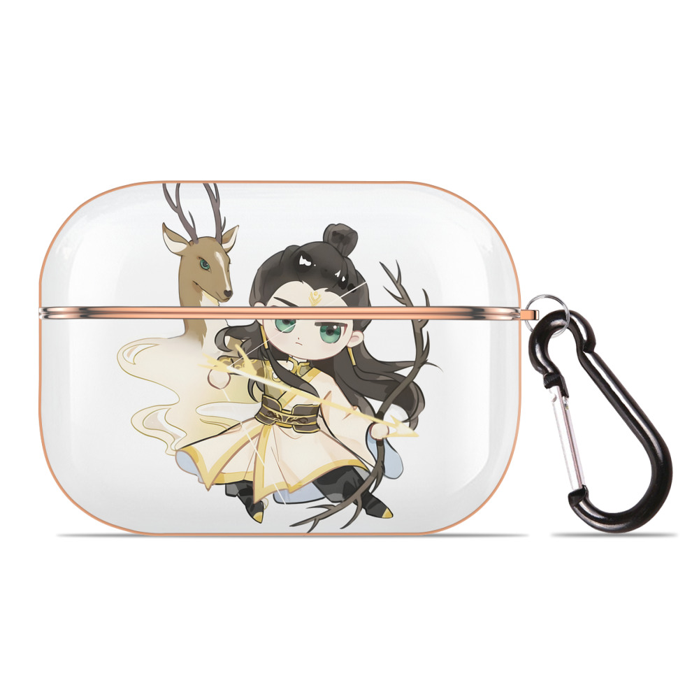 （画像用） Ne Zha 2 ナタ 魔童の大暴れ 【AirPods Pro用】ハードシェル保護ケース｜耐衝撃・防指紋・カラビナ付き商品仕様