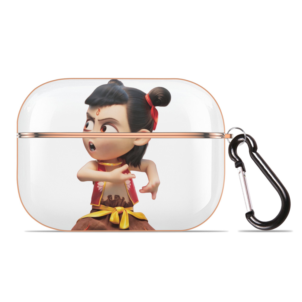 （画像用） Ne Zha 2 ナタ 魔童の大暴れ 【AirPods Pro用】ハードシェル保護ケース｜耐衝撃・防指紋・カラビナ付き商品仕様