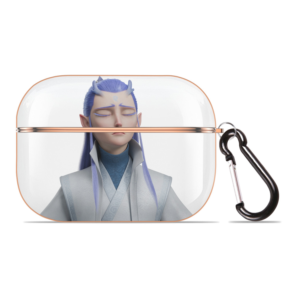 （画像用） Ne Zha 2 ナタ 魔童の大暴れ 【AirPods Pro用】ハードシェル保護ケース｜耐衝撃・防指紋・カラビナ付き商品仕様