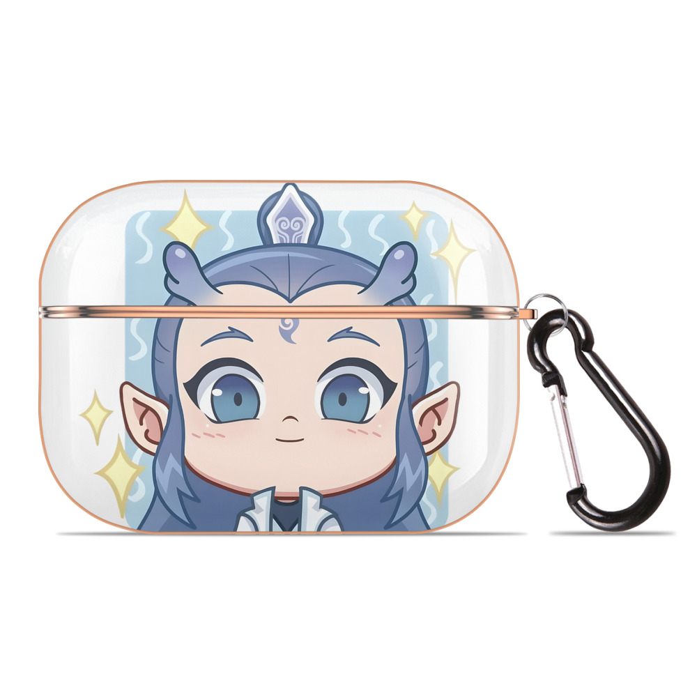 （画像用） Ne Zha 2 ナタ 魔童の大暴れ 【AirPods Pro用】ハードシェル保護ケース｜耐衝撃・防指紋・カラビナ付き商品仕様