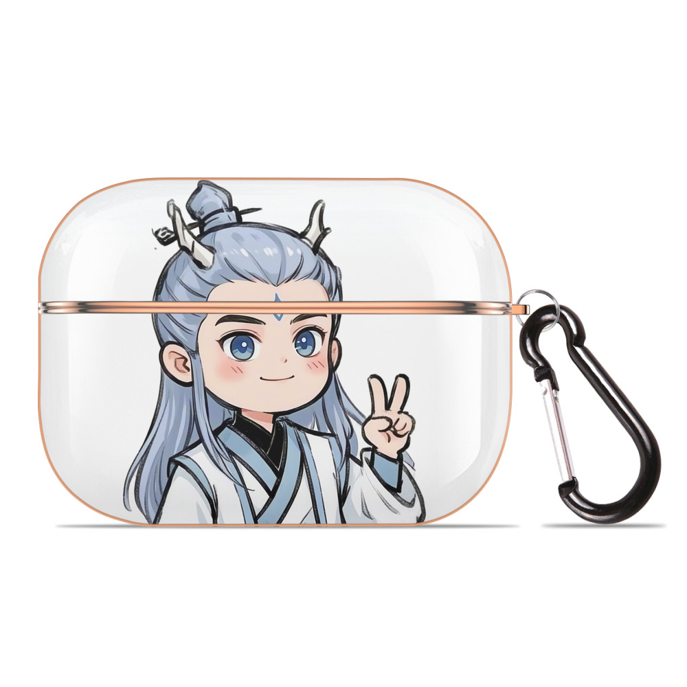 （画像用） Ne Zha 2 ナタ 魔童の大暴れ 【AirPods Pro用】ハードシェル保護ケース｜耐衝撃・防指紋・カラビナ付き商品仕様