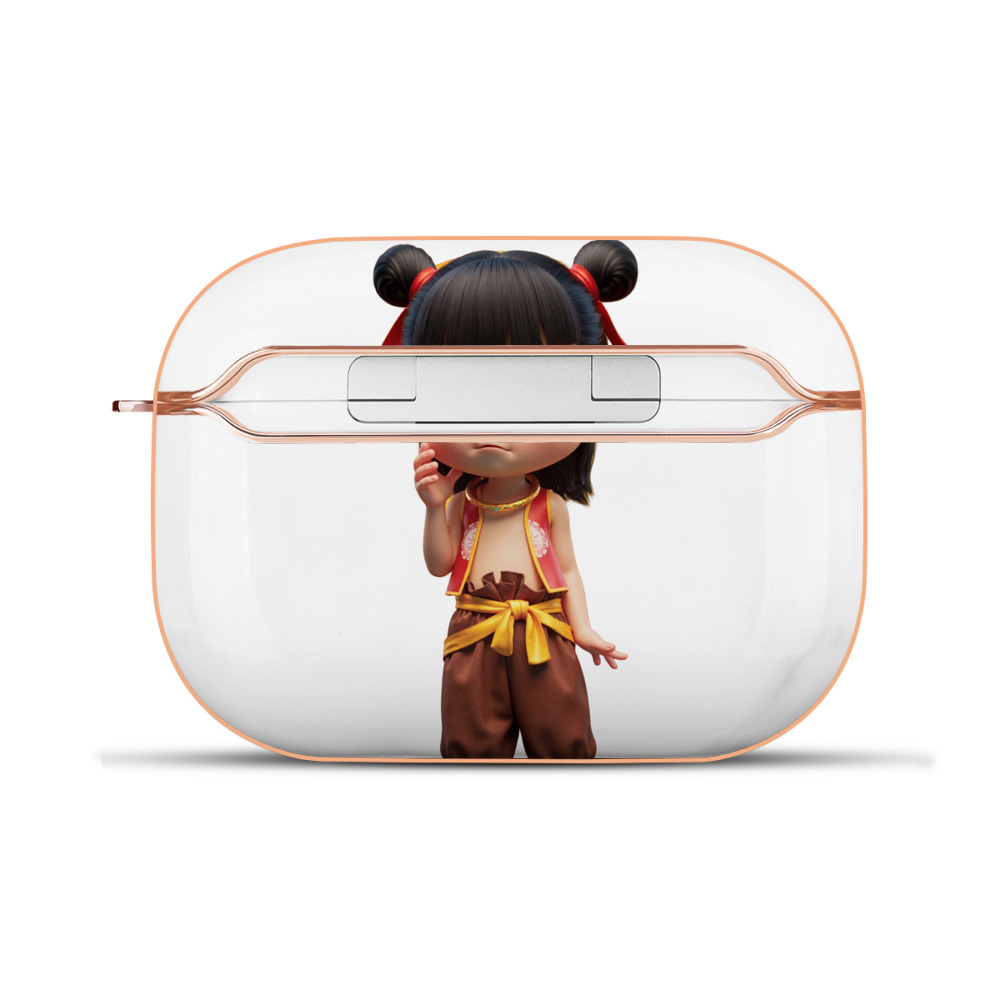 （画像用） Ne Zha 2 ナタ 魔童の大暴れ 【AirPods Pro用】ハードシェル保護ケース｜耐衝撃・防指紋・カラビナ付き商品仕様