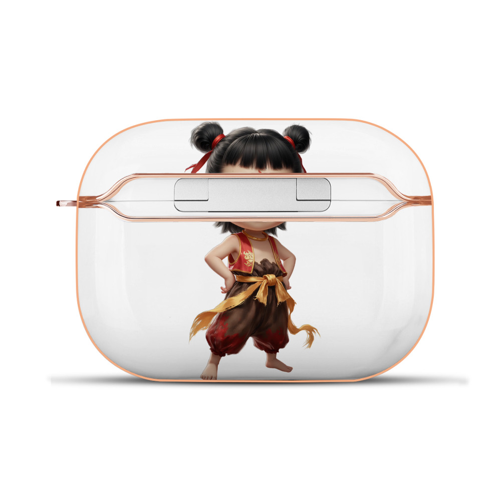 （画像用） Ne Zha 2 ナタ 魔童の大暴れ 【AirPods Pro用】ハードシェル保護ケース｜耐衝撃・防指紋・カラビナ付き商品仕様
