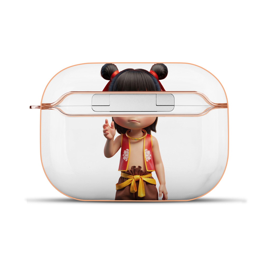 （画像用） Ne Zha 2 ナタ 魔童の大暴れ 【AirPods Pro用】ハードシェル保護ケース｜耐衝撃・防指紋・カラビナ付き商品仕様