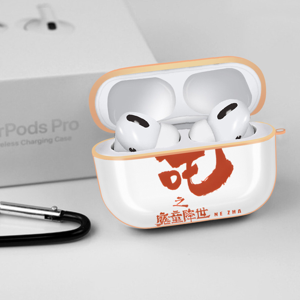 Ne Zha 2 ナタ 魔童の大暴れ 【AirPods Pro用】ハードシェル保護ケース｜耐衝撃・防指紋・カラビナ付き商品仕様