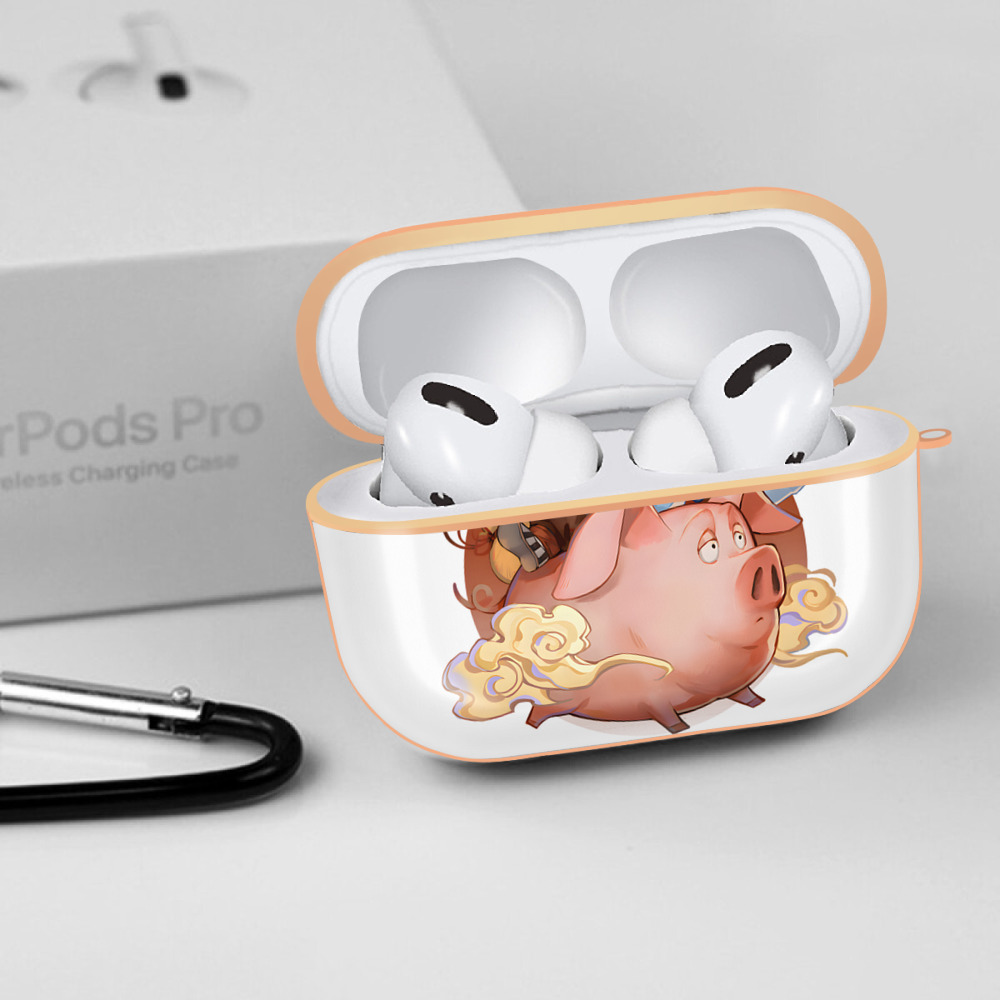 Ne Zha 2 ナタ 魔童の大暴れ 【AirPods Pro用】ハードシェル保護ケース｜耐衝撃・防指紋・カラビナ付き商品仕様