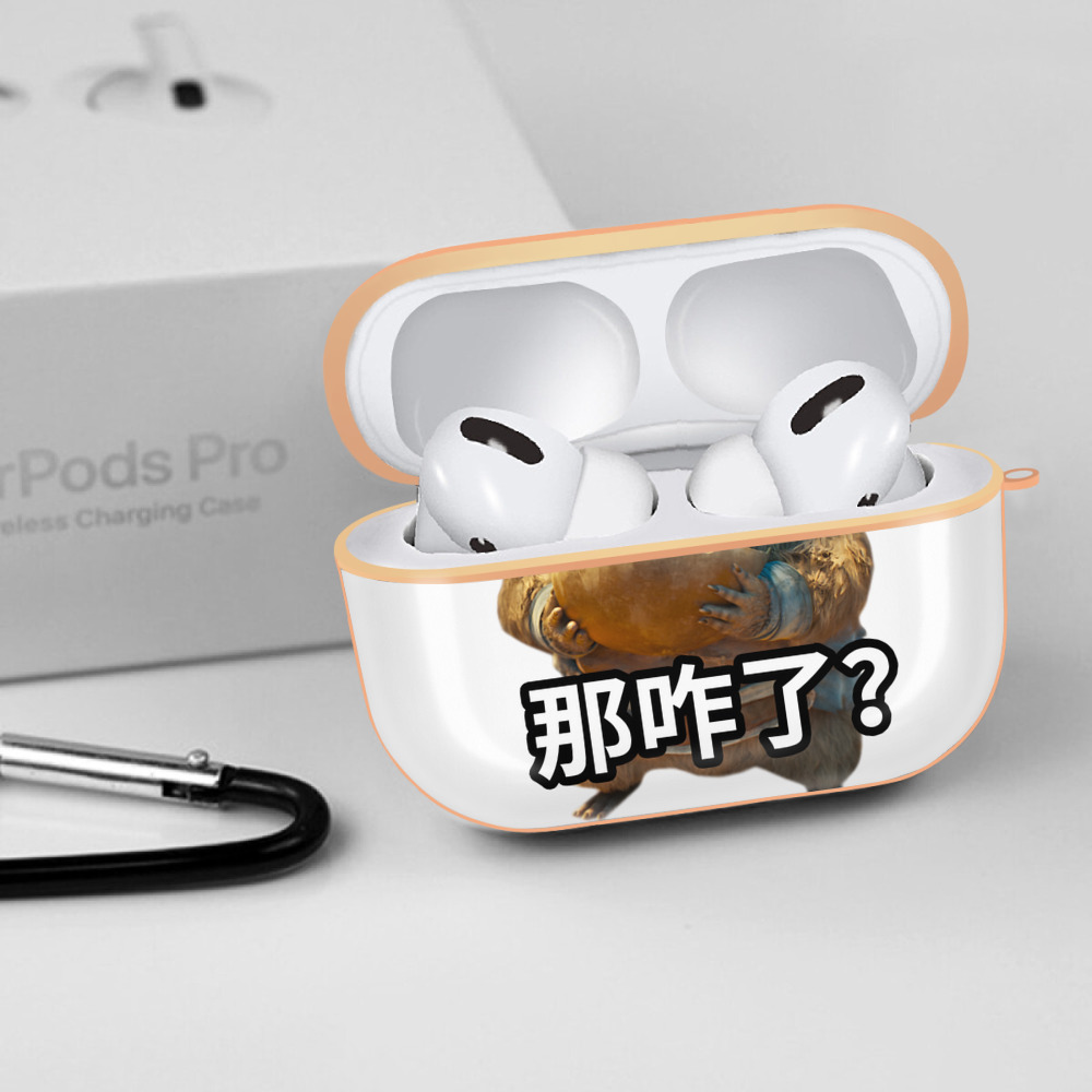 Ne Zha 2 ナタ 魔童の大暴れ 【AirPods Pro用】ハードシェル保護ケース｜耐衝撃・防指紋・カラビナ付き商品仕様