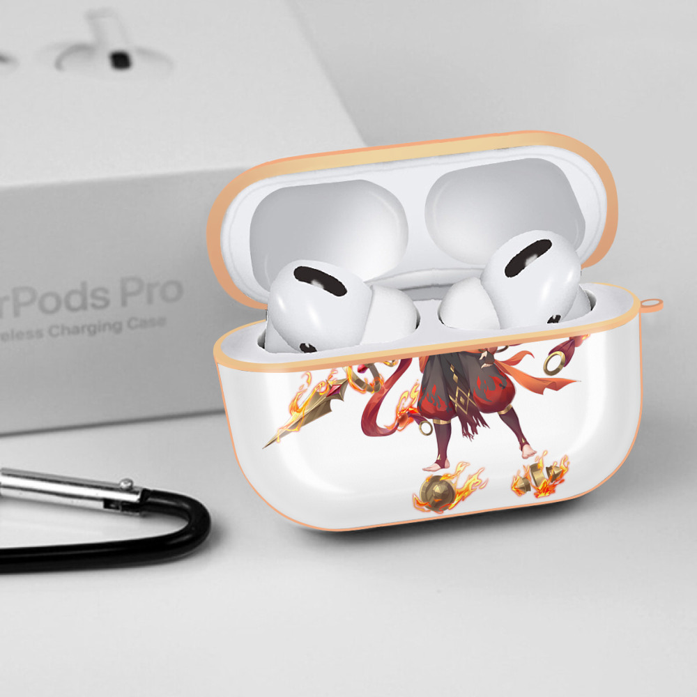 Ne Zha 2 ナタ 魔童の大暴れ 【AirPods Pro用】ハードシェル保護ケース｜耐衝撃・防指紋・カラビナ付き商品仕様