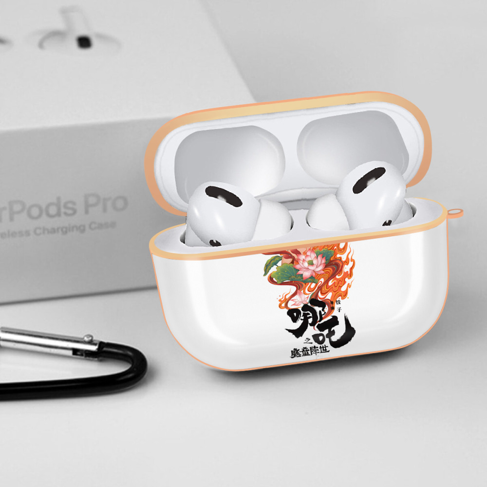 Ne Zha 2 ナタ 魔童の大暴れ 【AirPods Pro用】ハードシェル保護ケース｜耐衝撃・防指紋・カラビナ付き商品仕様