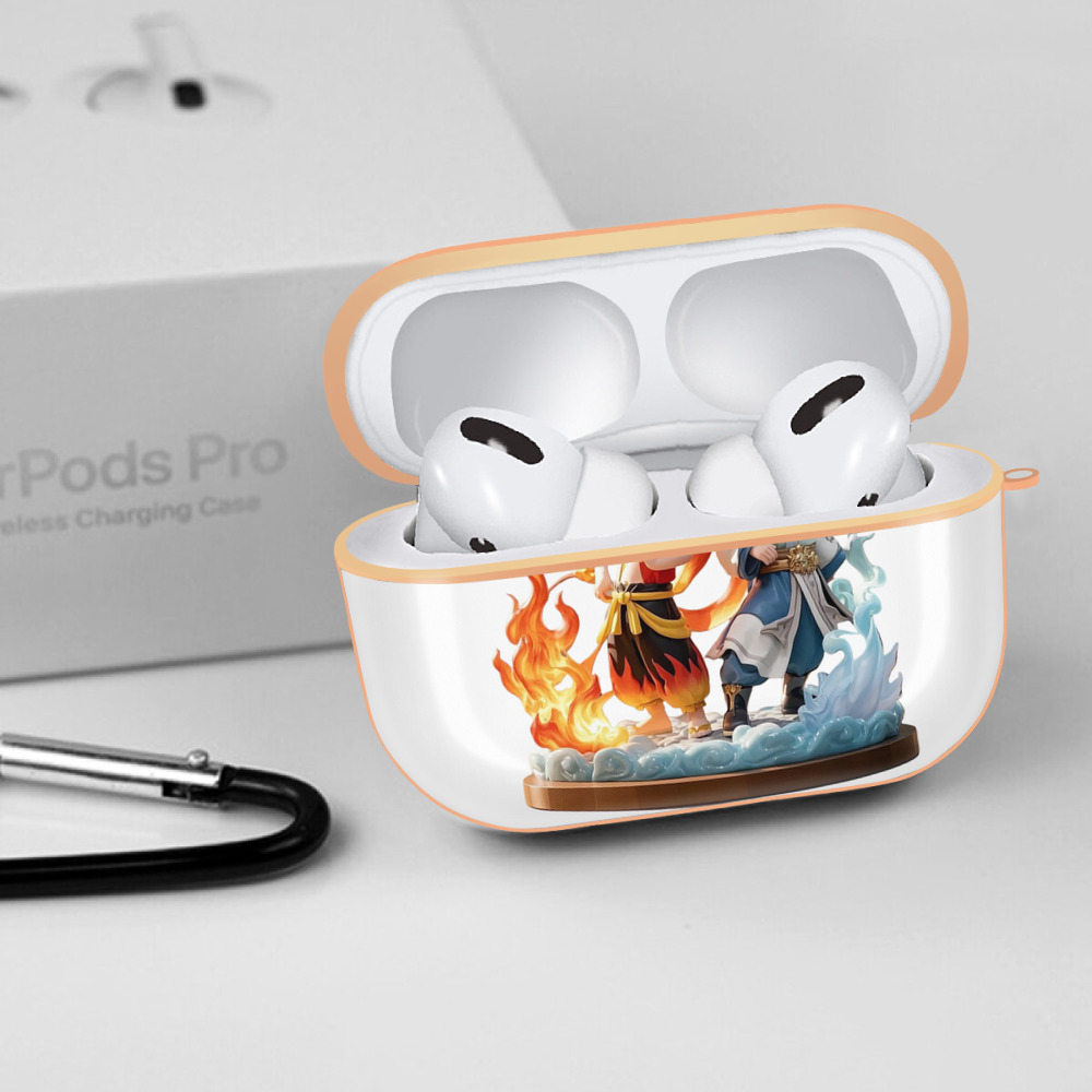 Ne Zha 2 ナタ 魔童の大暴れ 【AirPods Pro用】ハードシェル保護ケース｜耐衝撃・防指紋・カラビナ付き商品仕様