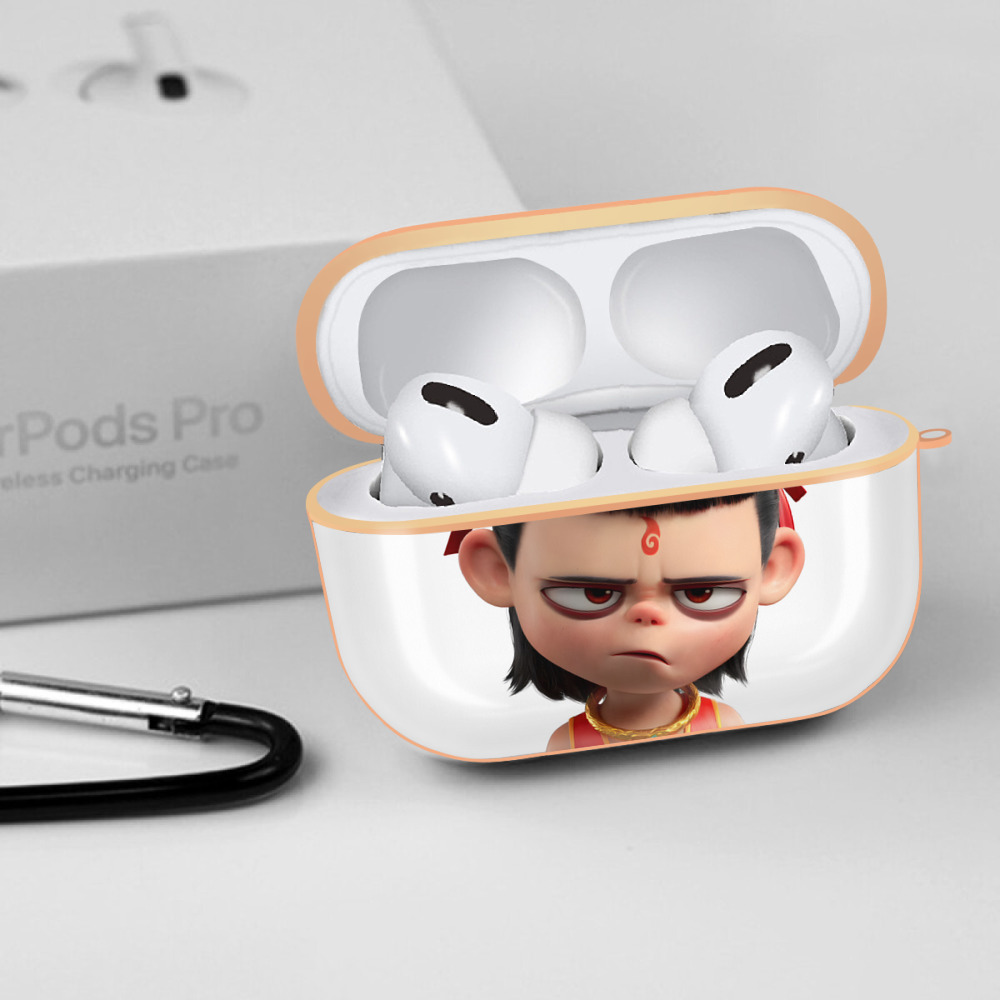 Ne Zha 2 ナタ 魔童の大暴れ 【AirPods Pro用】ハードシェル保護ケース｜耐衝撃・防指紋・カラビナ付き商品仕様