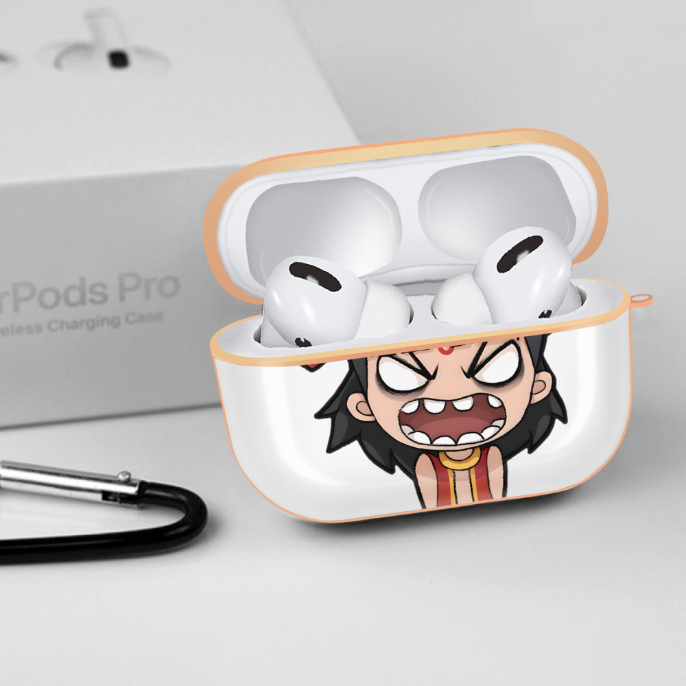 Ne Zha 2 ナタ 魔童の大暴れ 【AirPods Pro用】ハードシェル保護ケース｜耐衝撃・防指紋・カラビナ付き商品仕様