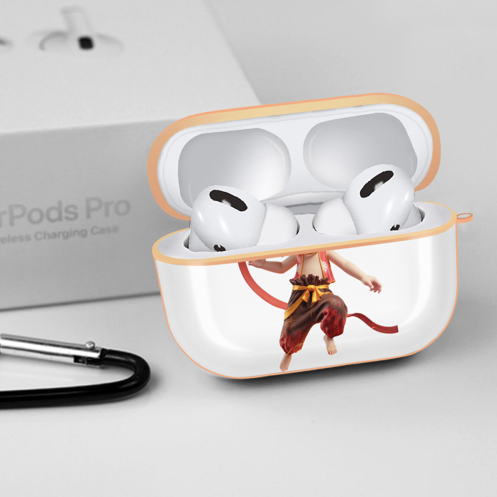 Ne Zha 2 ナタ 魔童の大暴れ 【AirPods Pro用】ハードシェル保護ケース｜耐衝撃・防指紋・カラビナ付き商品仕様