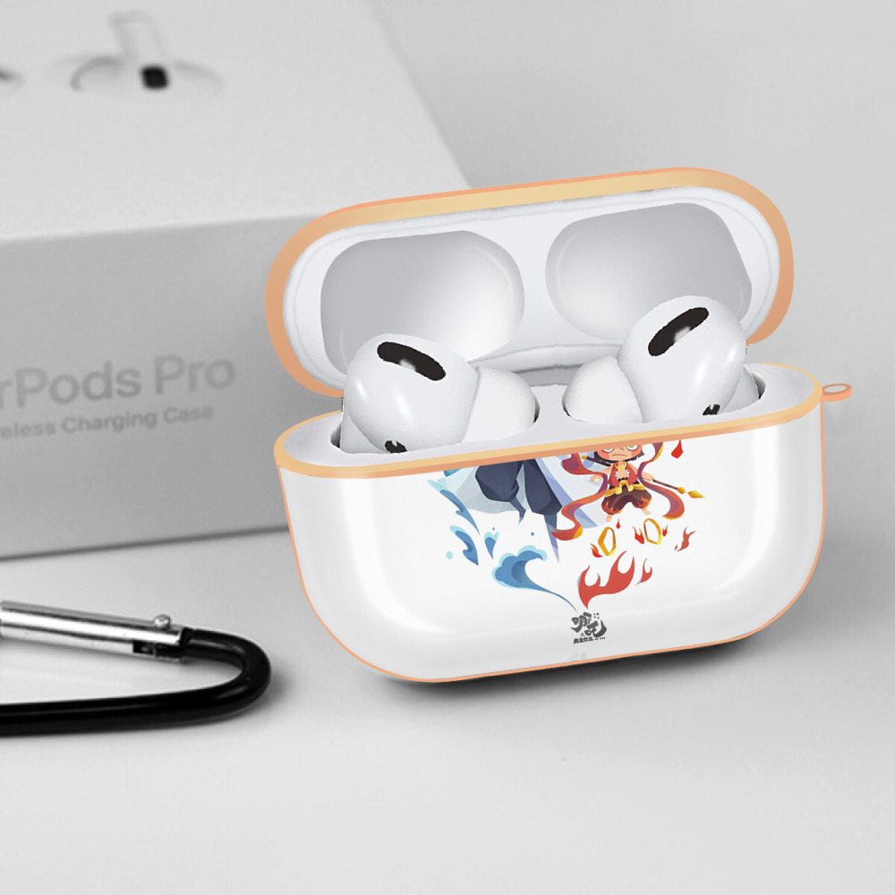 Ne Zha 2 ナタ 魔童の大暴れ 【AirPods Pro用】ハードシェル保護ケース｜耐衝撃・防指紋・カラビナ付き商品仕様