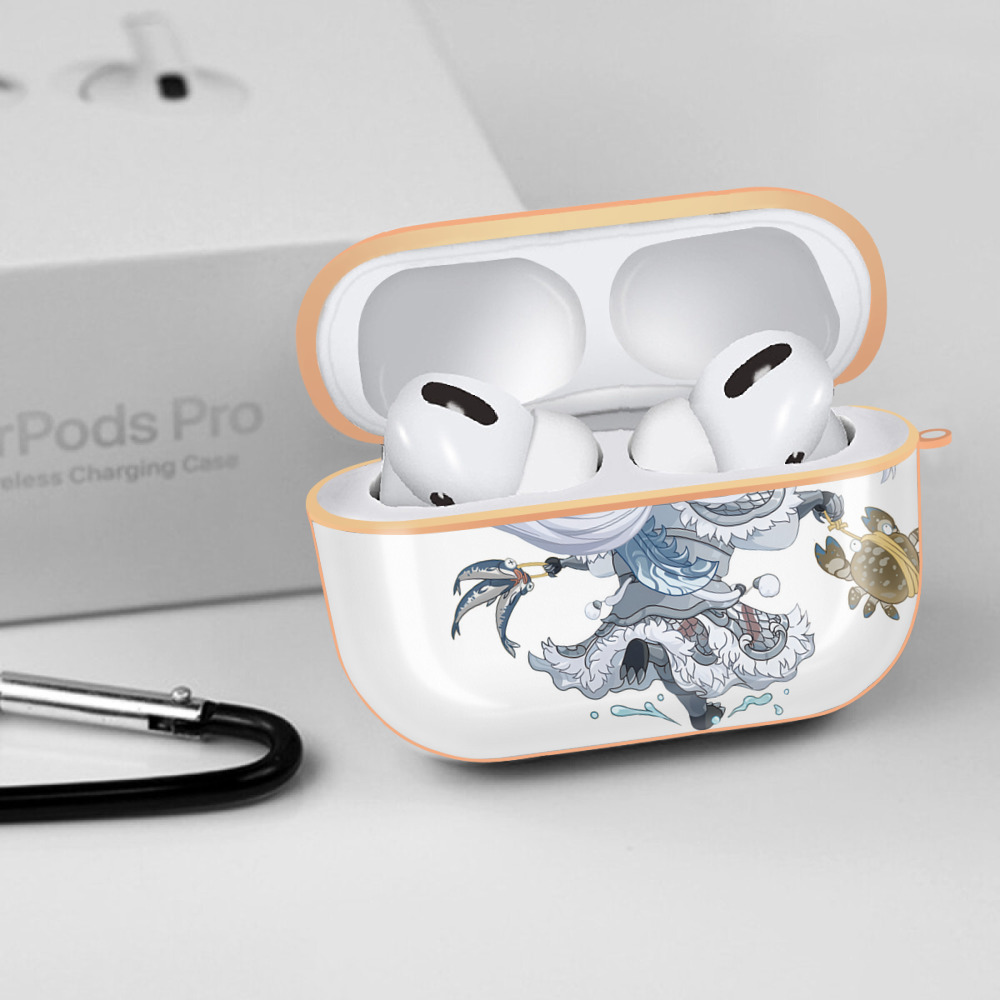 Ne Zha 2 ナタ 魔童の大暴れ 【AirPods Pro用】ハードシェル保護ケース｜耐衝撃・防指紋・カラビナ付き商品仕様