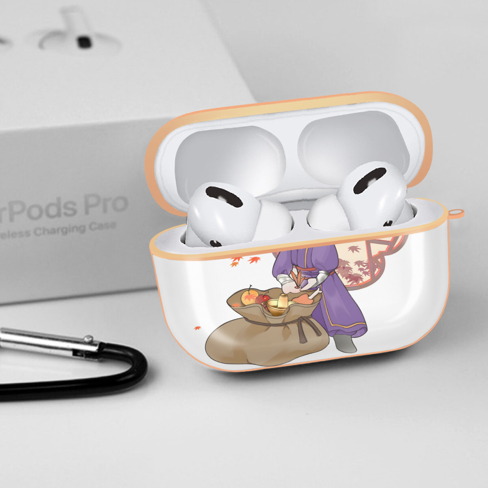Ne Zha 2 ナタ 魔童の大暴れ 【AirPods Pro用】ハードシェル保護ケース｜耐衝撃・防指紋・カラビナ付き商品仕様