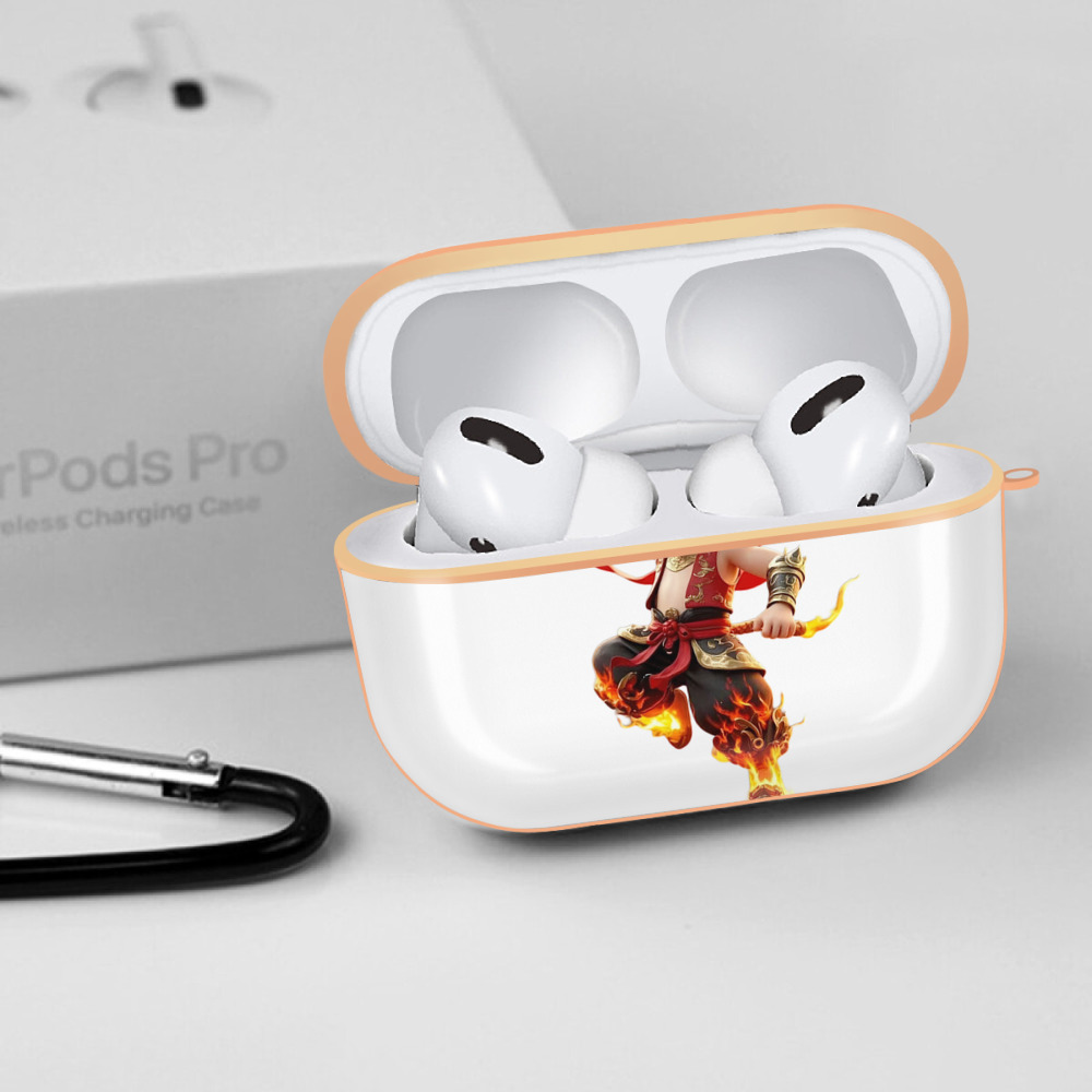 Ne Zha 2 ナタ 魔童の大暴れ 【AirPods Pro用】ハードシェル保護ケース｜耐衝撃・防指紋・カラビナ付き商品仕様
