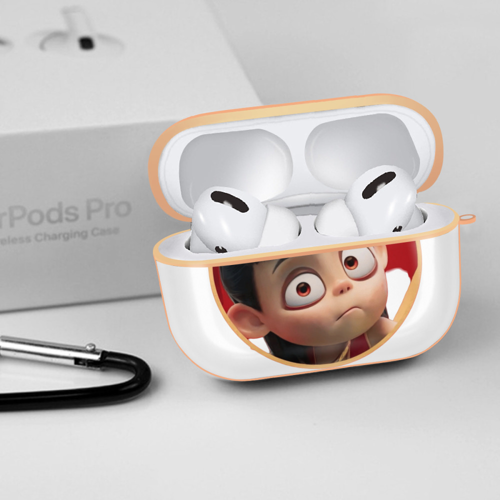 Ne Zha 2 ナタ 魔童の大暴れ 【AirPods Pro用】ハードシェル保護ケース｜耐衝撃・防指紋・カラビナ付き商品仕様