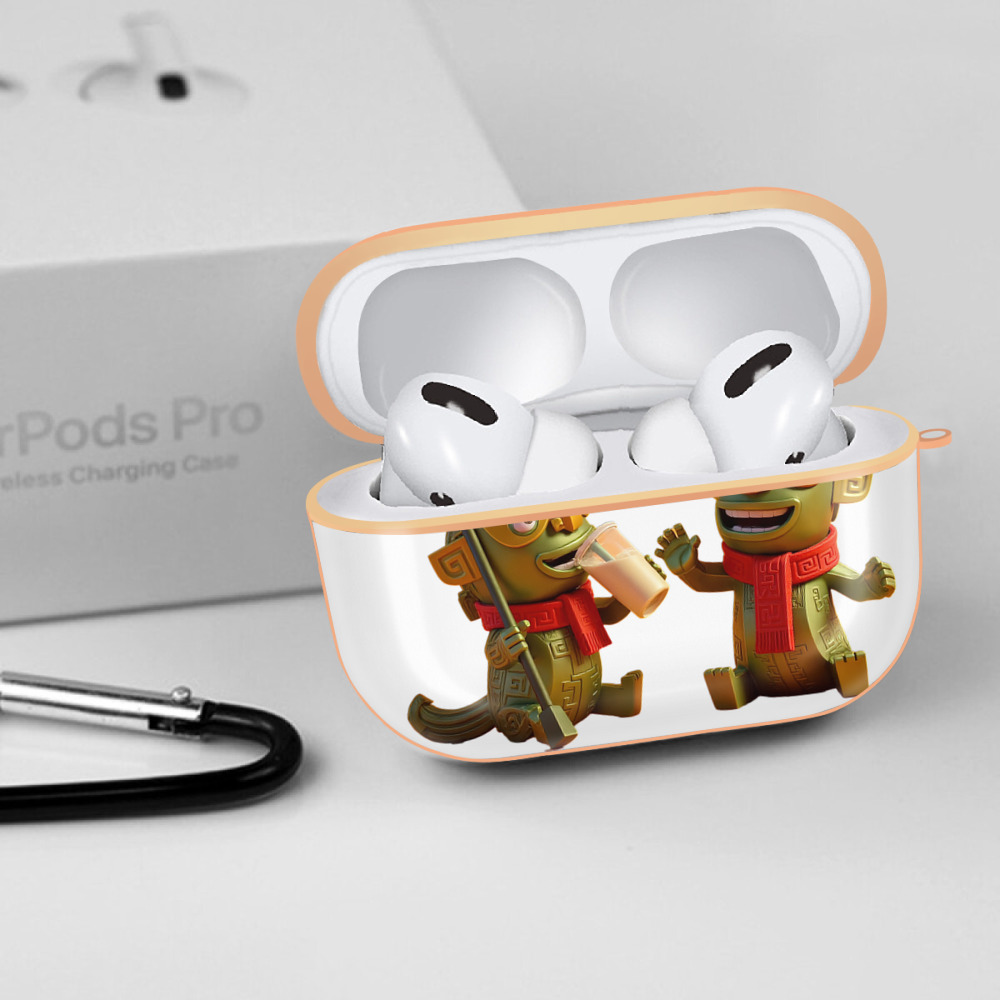 Ne Zha 2 ナタ 魔童の大暴れ 【AirPods Pro用】ハードシェル保護ケース｜耐衝撃・防指紋・カラビナ付き商品仕様