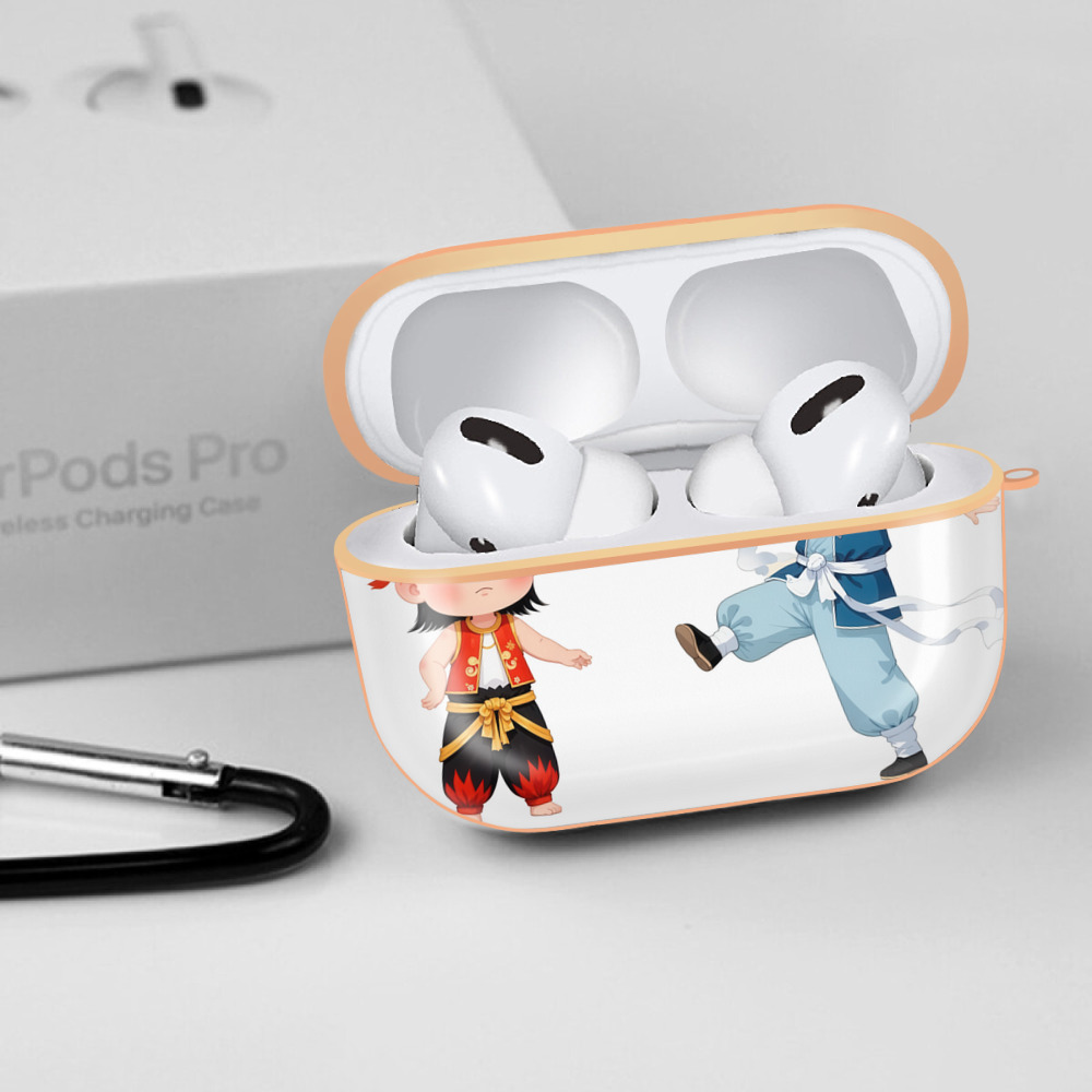 Ne Zha 2 ナタ 魔童の大暴れ 【AirPods Pro用】ハードシェル保護ケース｜耐衝撃・防指紋・カラビナ付き商品仕様