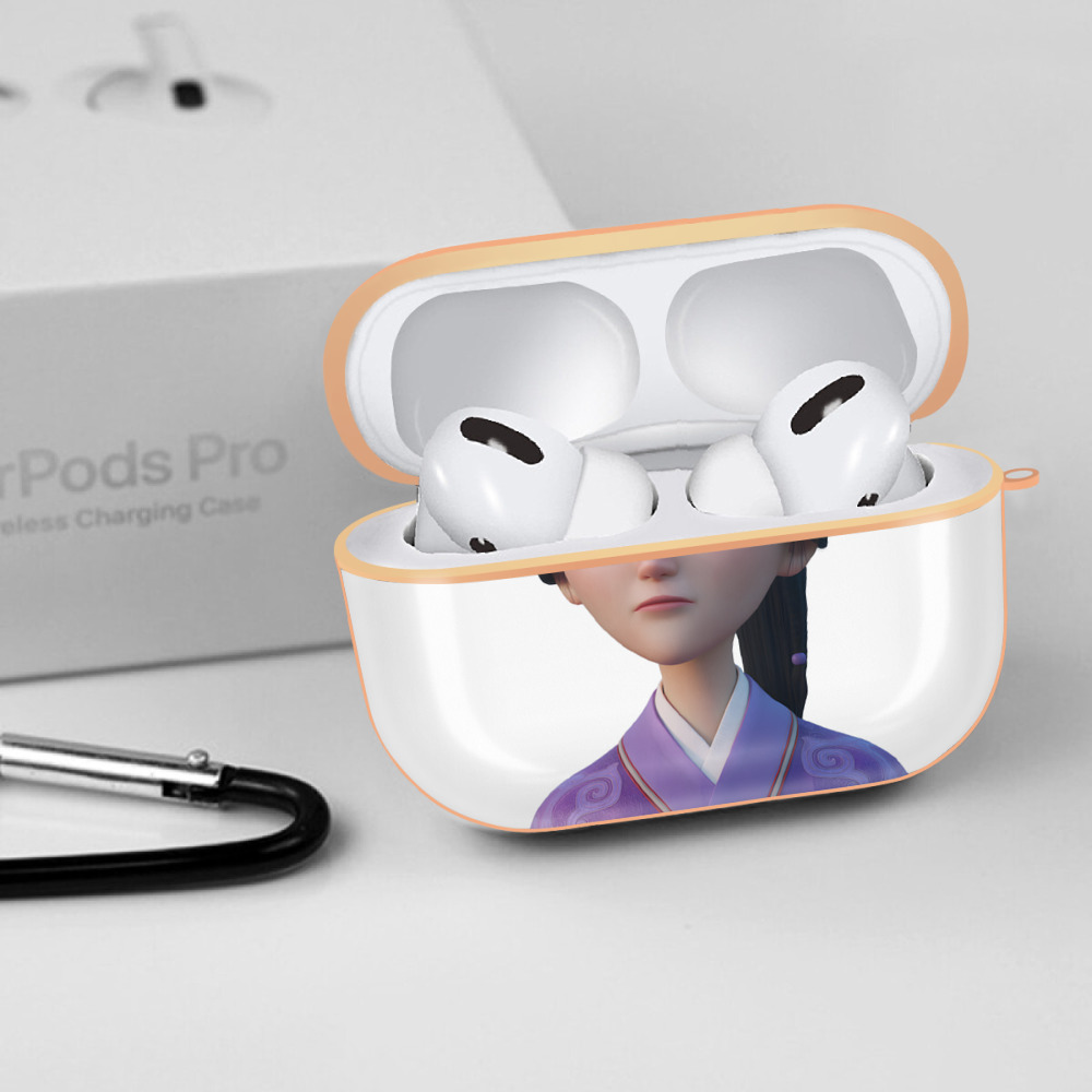 Ne Zha 2 ナタ 魔童の大暴れ 【AirPods Pro用】ハードシェル保護ケース｜耐衝撃・防指紋・カラビナ付き商品仕様