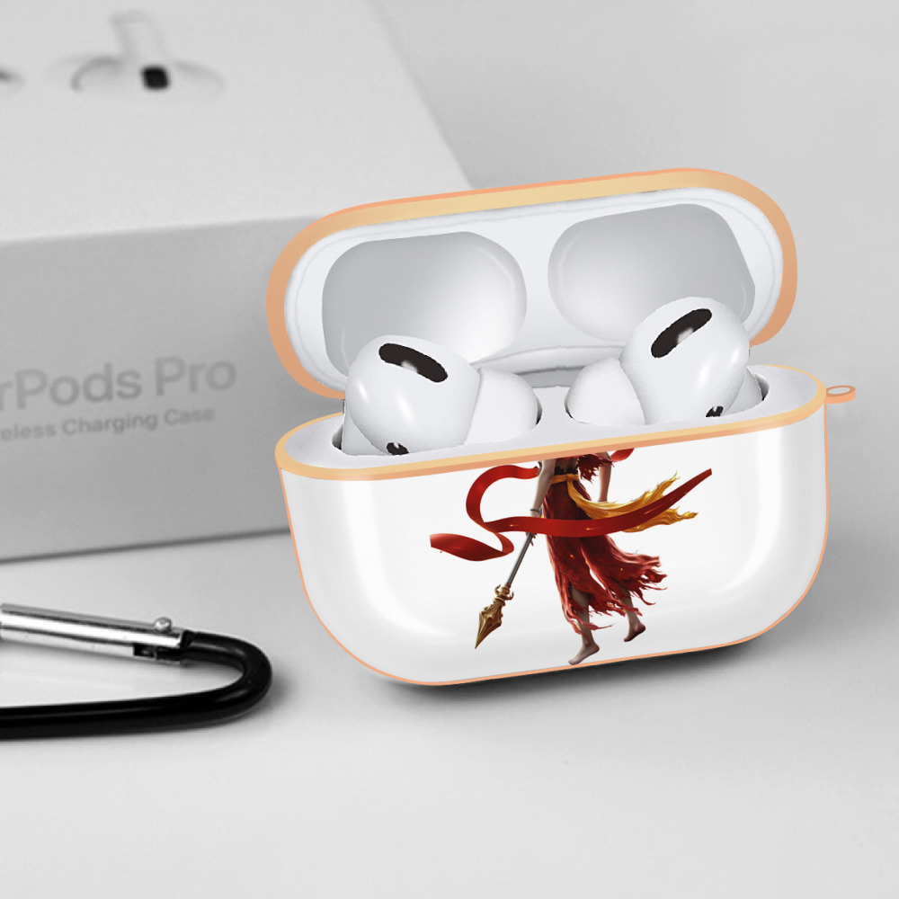 Ne Zha 2 ナタ 魔童の大暴れ 【AirPods Pro用】ハードシェル保護ケース｜耐衝撃・防指紋・カラビナ付き商品仕様