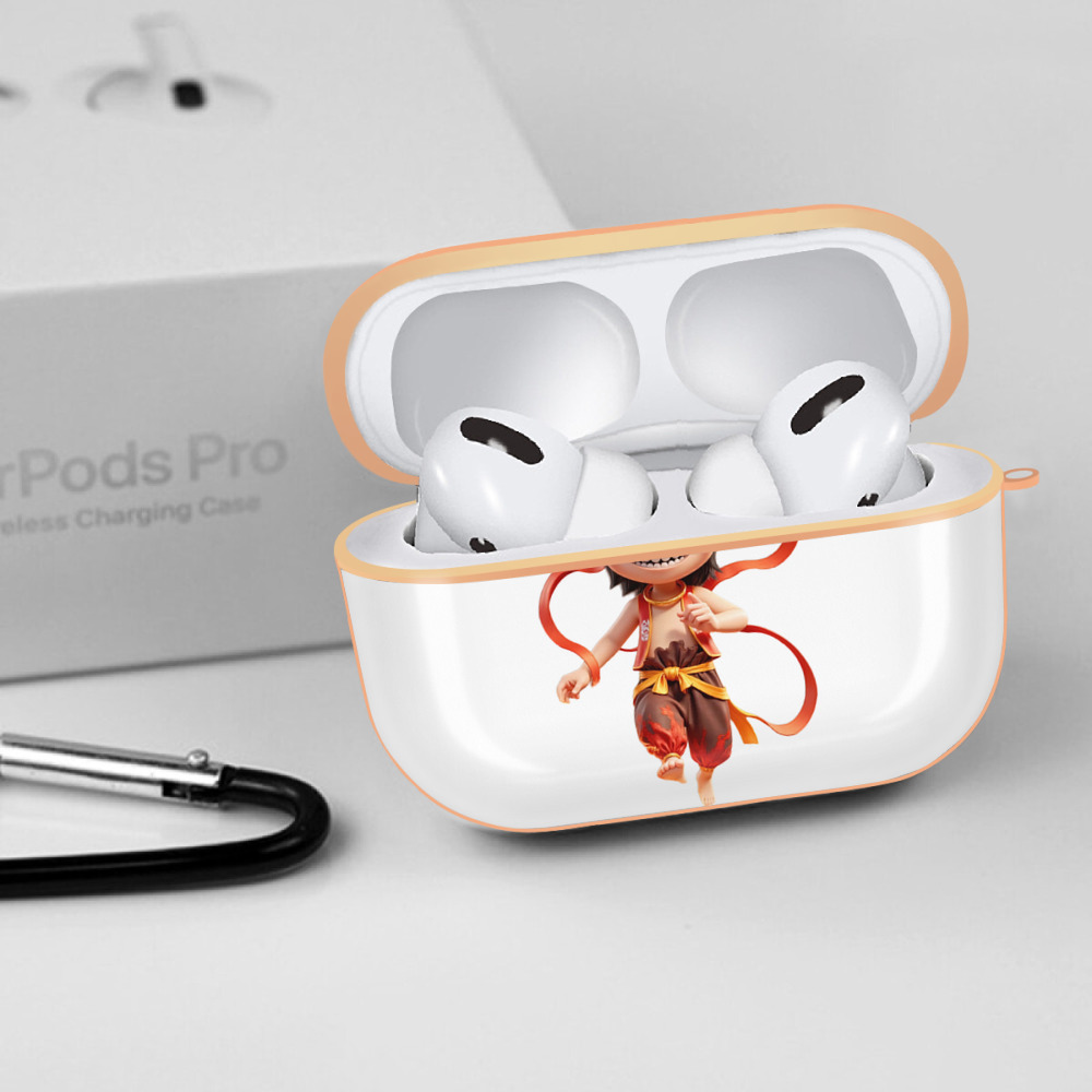 Ne Zha 2 ナタ 魔童の大暴れ 【AirPods Pro用】ハードシェル保護ケース｜耐衝撃・防指紋・カラビナ付き商品仕様