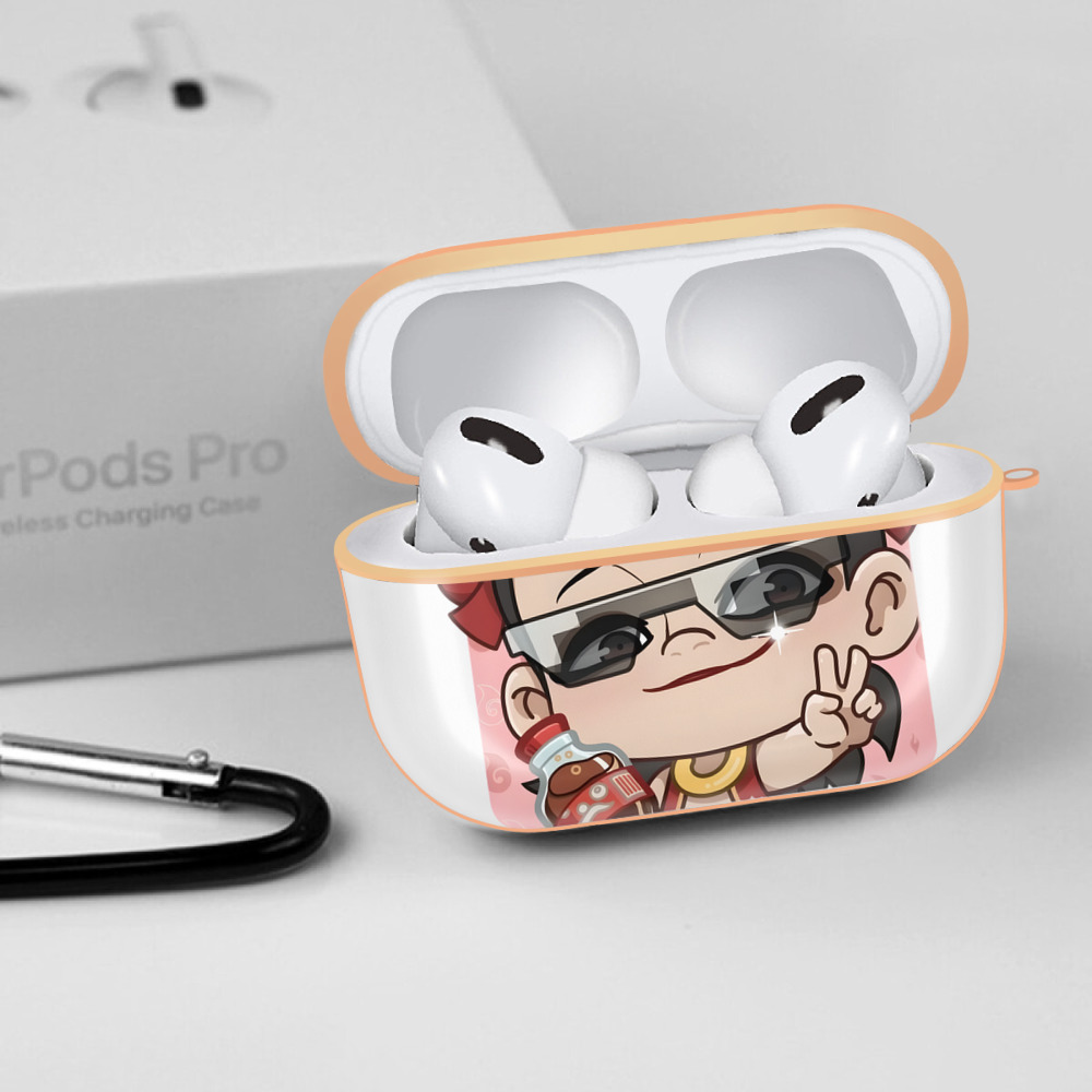 Ne Zha 2 ナタ 魔童の大暴れ 【AirPods Pro用】ハードシェル保護ケース｜耐衝撃・防指紋・カラビナ付き商品仕様