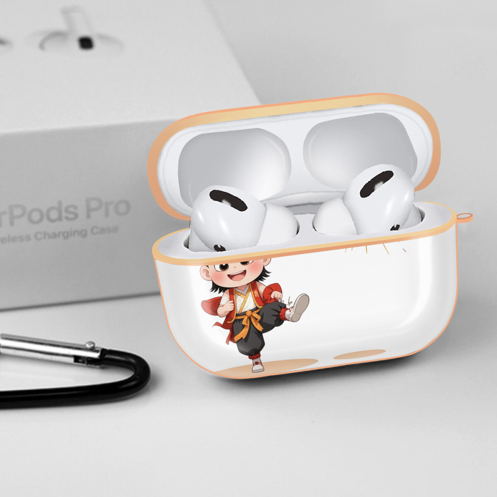 Ne Zha 2 ナタ 魔童の大暴れ 【AirPods Pro用】ハードシェル保護ケース｜耐衝撃・防指紋・カラビナ付き商品仕様