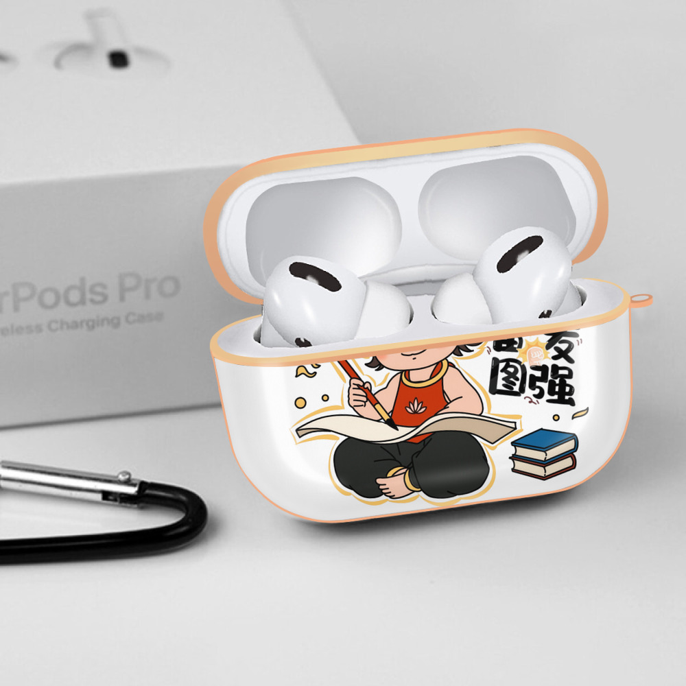 Ne Zha 2 ナタ 魔童の大暴れ 【AirPods Pro用】ハードシェル保護ケース｜耐衝撃・防指紋・カラビナ付き商品仕様