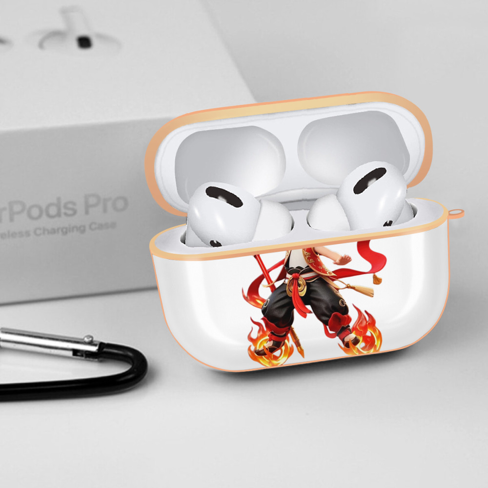 Ne Zha 2 ナタ 魔童の大暴れ 【AirPods Pro用】ハードシェル保護ケース｜耐衝撃・防指紋・カラビナ付き商品仕様