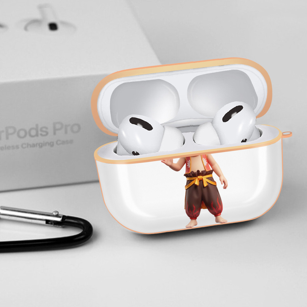 Ne Zha 2 ナタ 魔童の大暴れ 【AirPods Pro用】ハードシェル保護ケース｜耐衝撃・防指紋・カラビナ付き商品仕様