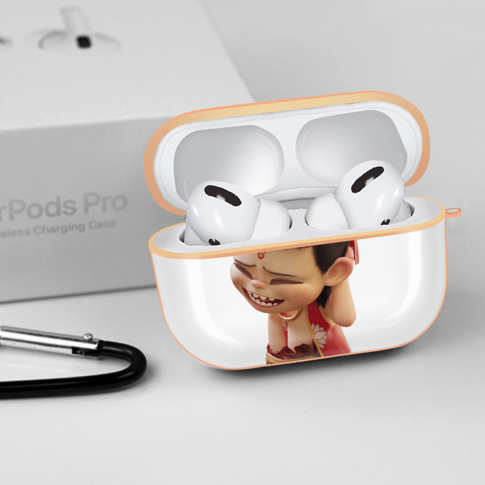 Ne Zha 2 ナタ 魔童の大暴れ 【AirPods Pro用】ハードシェル保護ケース｜耐衝撃・防指紋・カラビナ付き商品仕様