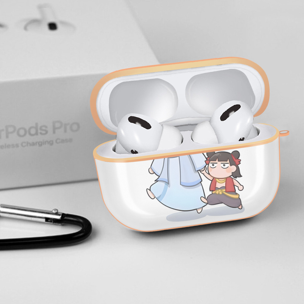 Ne Zha 2 ナタ 魔童の大暴れ 【AirPods Pro用】ハードシェル保護ケース｜耐衝撃・防指紋・カラビナ付き商品仕様