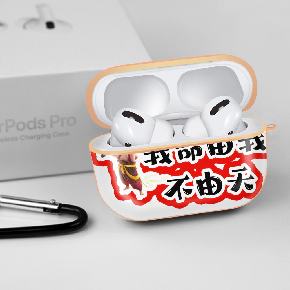 Ne Zha 2 ナタ 魔童の大暴れ 【AirPods Pro用】ハードシェル保護ケース｜耐衝撃・防指紋・カラビナ付き商品仕様