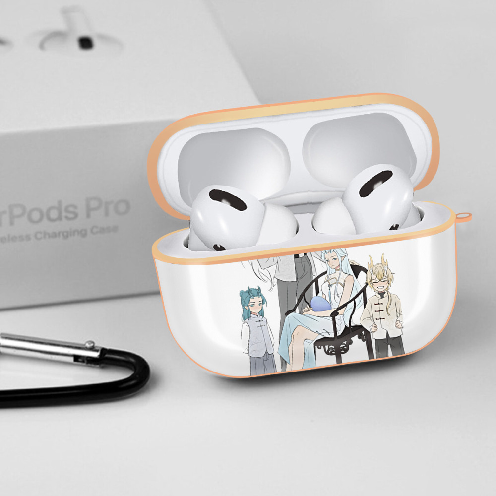 Ne Zha 2 ナタ 魔童の大暴れ 【AirPods Pro用】ハードシェル保護ケース｜耐衝撃・防指紋・カラビナ付き商品仕様