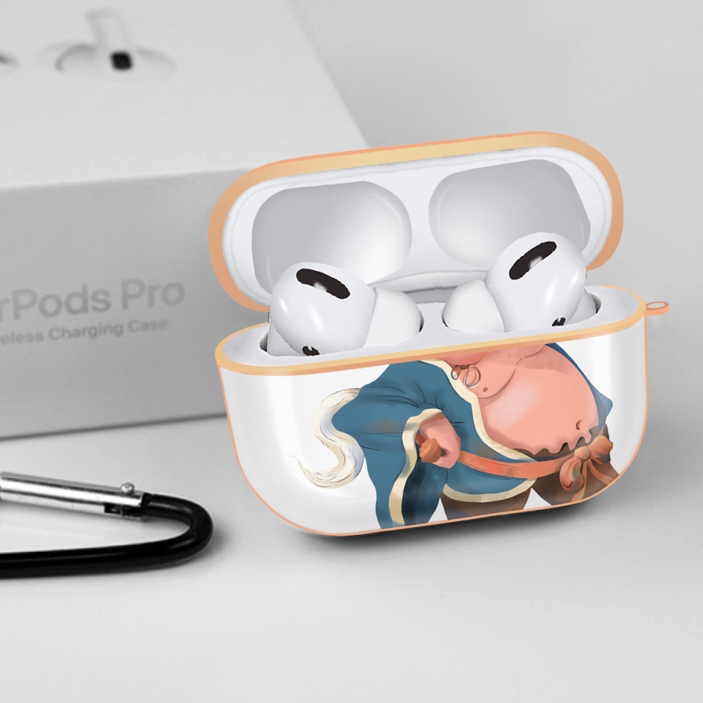 Ne Zha 2 ナタ 魔童の大暴れ 【AirPods Pro用】ハードシェル保護ケース｜耐衝撃・防指紋・カラビナ付き商品仕様