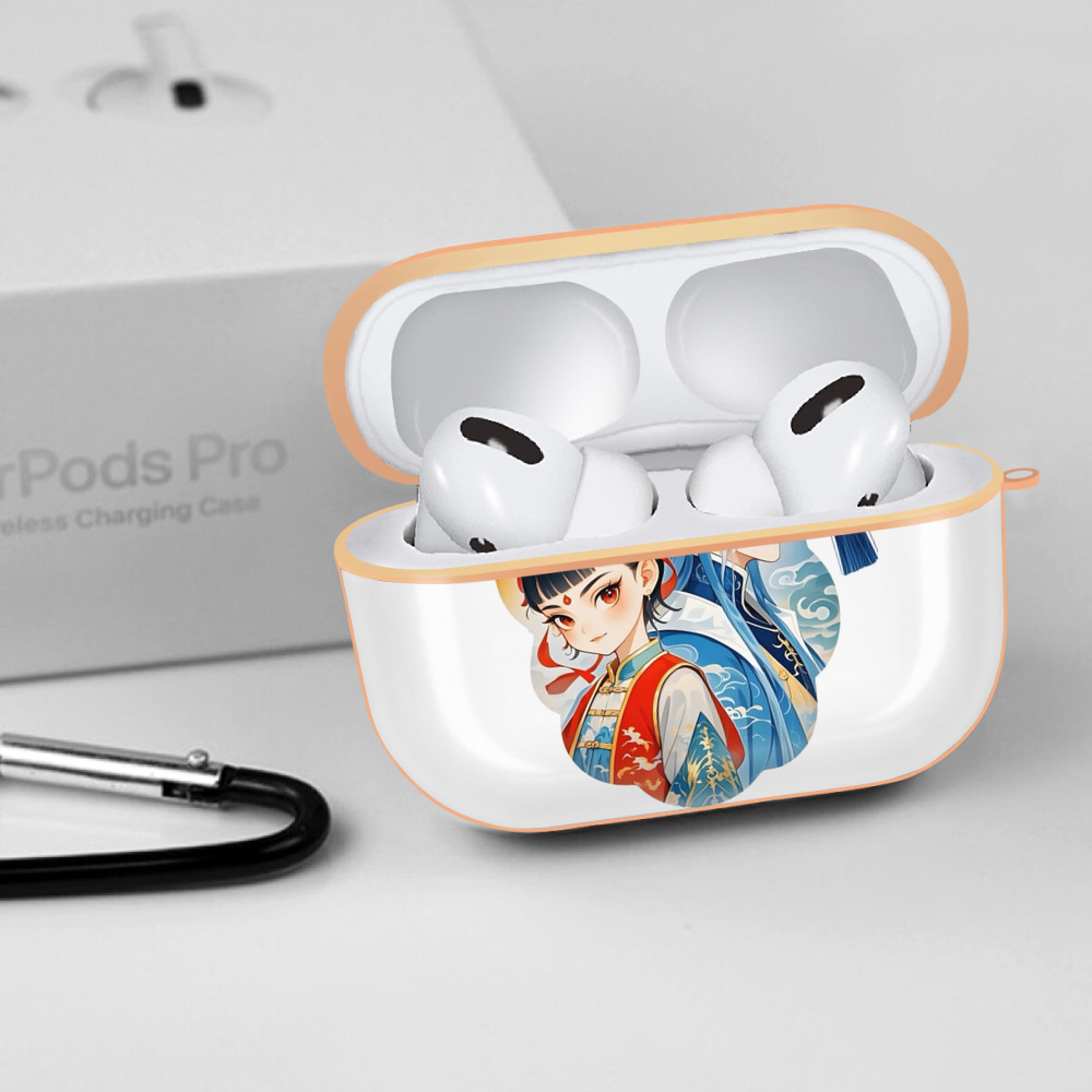 Ne Zha 2 ナタ 魔童の大暴れ 【AirPods Pro用】ハードシェル保護ケース｜耐衝撃・防指紋・カラビナ付き商品仕様