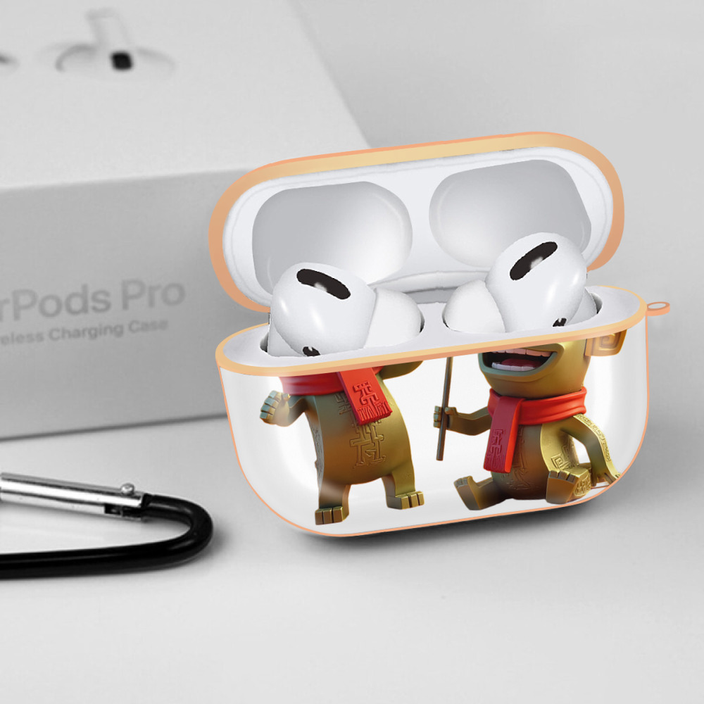 Ne Zha 2 ナタ 魔童の大暴れ 【AirPods Pro用】ハードシェル保護ケース｜耐衝撃・防指紋・カラビナ付き商品仕様