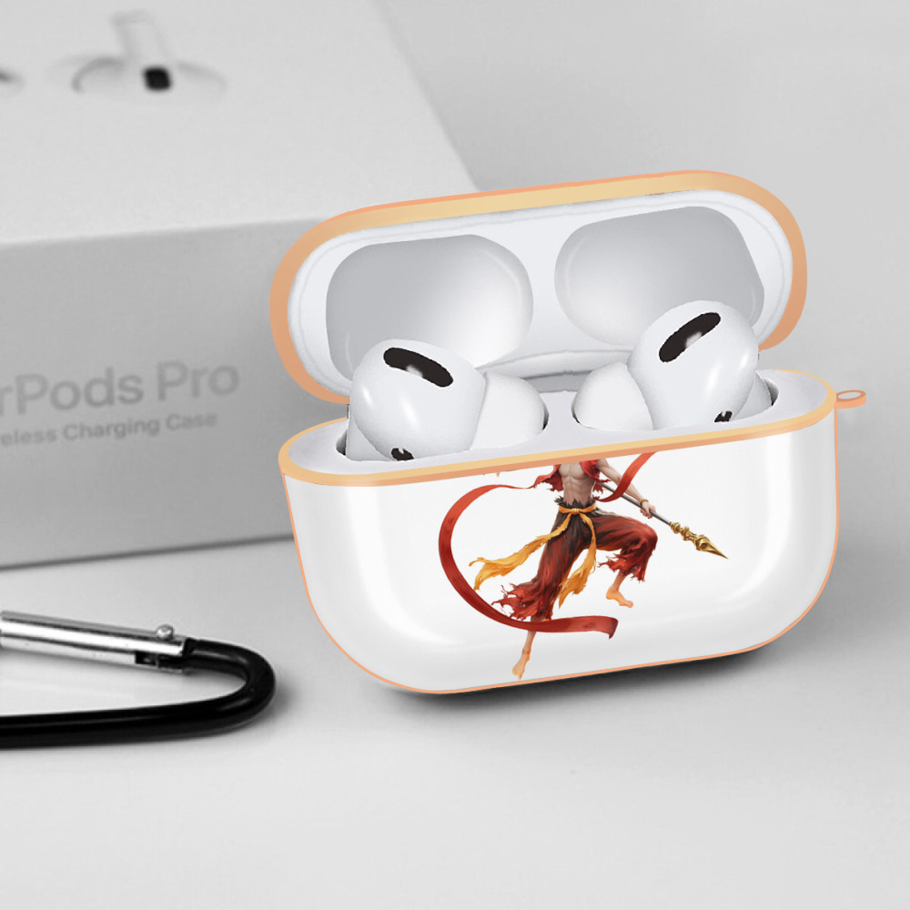 Ne Zha 2 ナタ 魔童の大暴れ 【AirPods Pro用】ハードシェル保護ケース｜耐衝撃・防指紋・カラビナ付き商品仕様