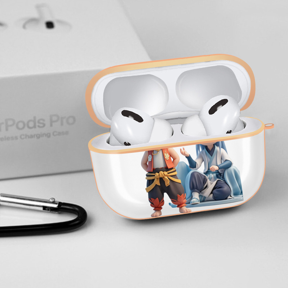 Ne Zha 2 ナタ 魔童の大暴れ 【AirPods Pro用】ハードシェル保護ケース｜耐衝撃・防指紋・カラビナ付き商品仕様