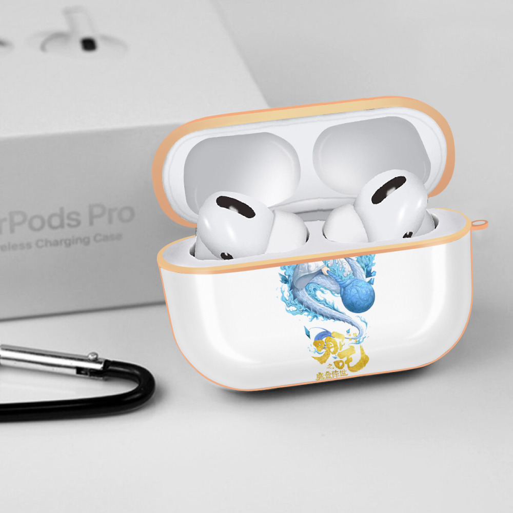 Ne Zha 2 ナタ 魔童の大暴れ 【AirPods Pro用】ハードシェル保護ケース｜耐衝撃・防指紋・カラビナ付き商品仕様