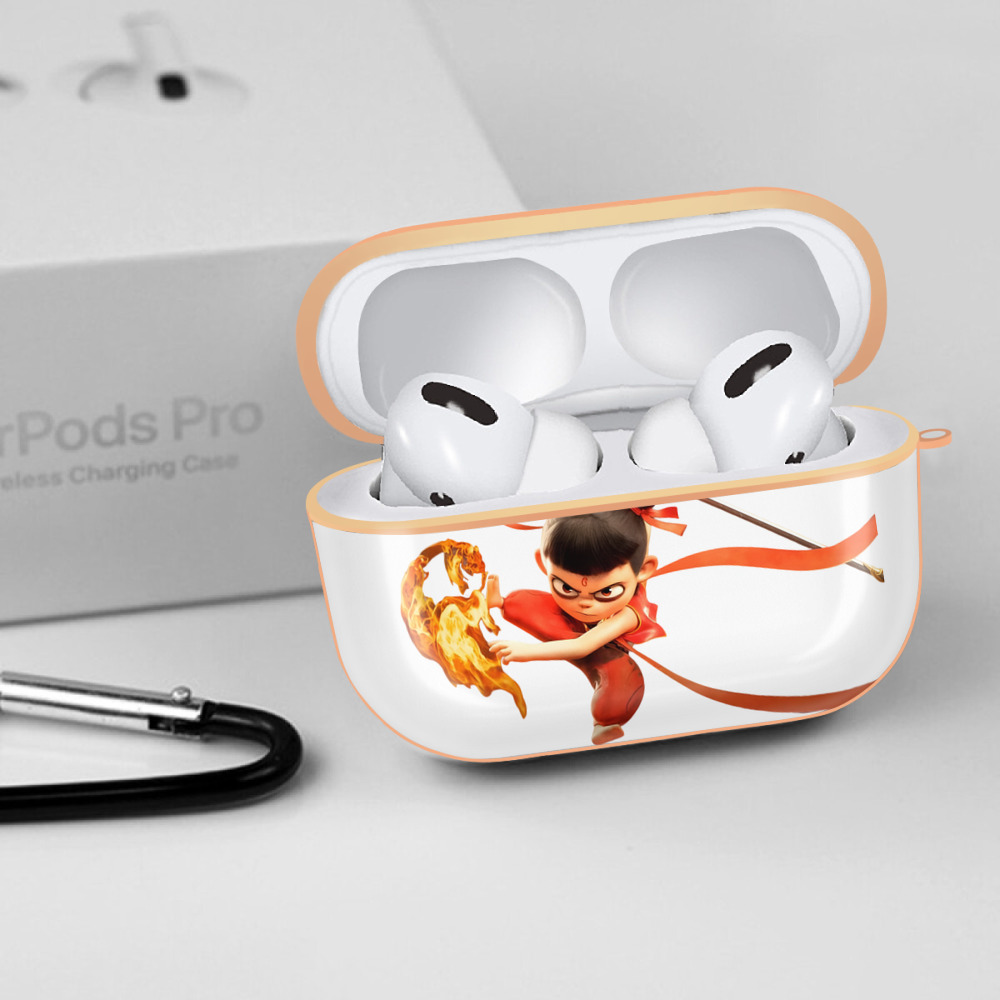 Ne Zha 2 ナタ 魔童の大暴れ 【AirPods Pro用】ハードシェル保護ケース｜耐衝撃・防指紋・カラビナ付き商品仕様