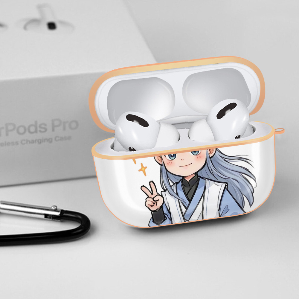 Ne Zha 2 ナタ 魔童の大暴れ 【AirPods Pro用】ハードシェル保護ケース｜耐衝撃・防指紋・カラビナ付き商品仕様