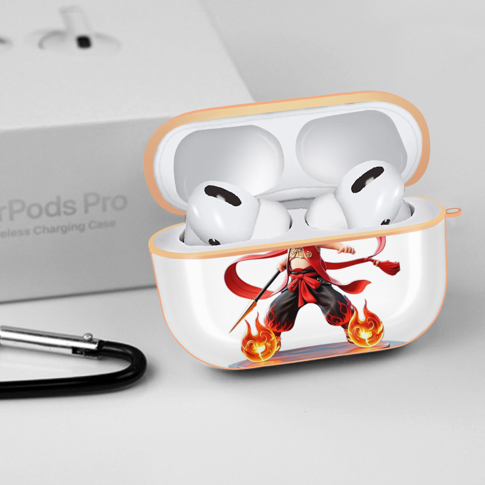 Ne Zha 2 ナタ 魔童の大暴れ 【AirPods Pro用】ハードシェル保護ケース｜耐衝撃・防指紋・カラビナ付き商品仕様
