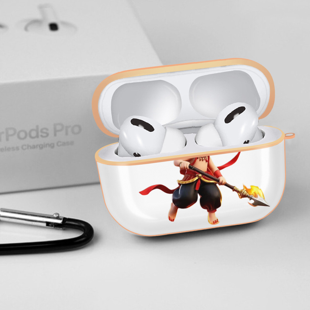 Ne Zha 2 ナタ 魔童の大暴れ 【AirPods Pro用】ハードシェル保護ケース｜耐衝撃・防指紋・カラビナ付き商品仕様