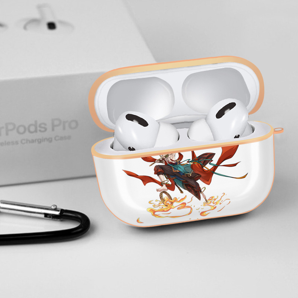 Ne Zha 2 ナタ 魔童の大暴れ 【AirPods Pro用】ハードシェル保護ケース｜耐衝撃・防指紋・カラビナ付き商品仕様